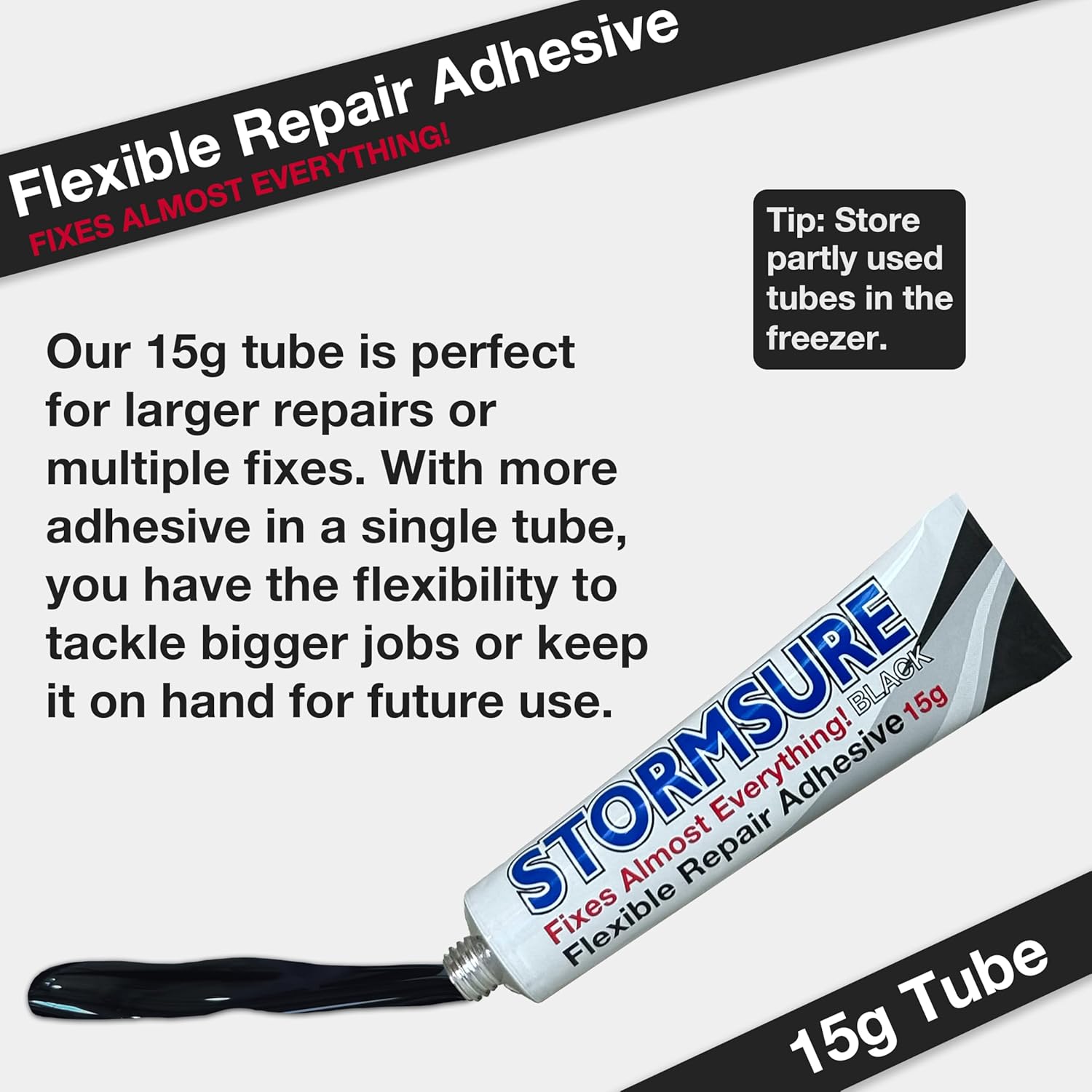 Flexible Repair Adhesive 15 g tuubi musta | Stormsure - Image 8