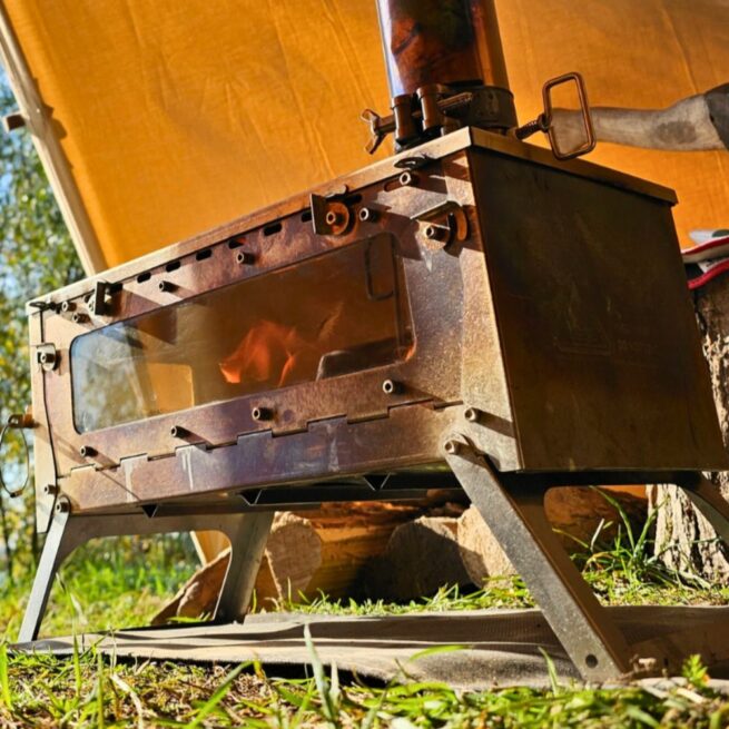 Fastfold Camping Stove L2W - 2 windows | Bushmen - Image 6