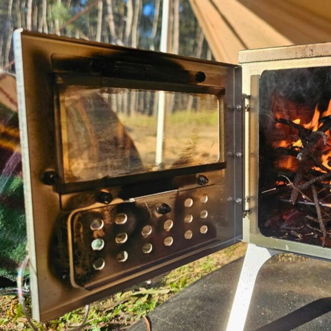 Fastfold Camping Stove S2W - 2 windows | Bushmen - Image 7